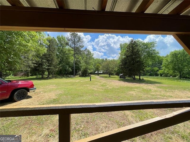 view of yard