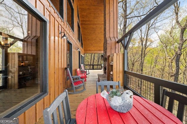 283 Blue Sky Overlook, Blue Ridge, GA 30513 - view of deck