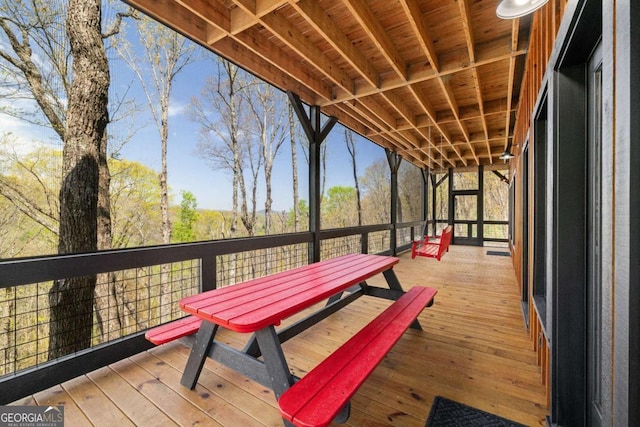 283 Blue Sky Overlook, Blue Ridge, GA 30513 - view of deck