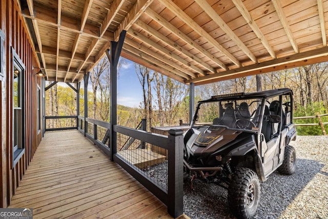 283 Blue Sky Overlook, Blue Ridge, GA 30513 - view of deck