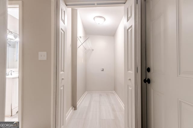 2174 Beecher Rd SW, Atlanta, GA 30311 - interior space featuring a sink and light tile patterned floors