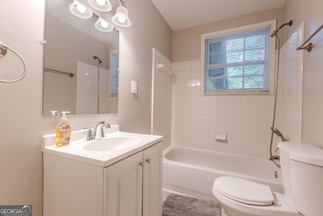 2174 Beecher Rd SW, Atlanta, GA 30311 - full bath with toilet, bathing tub / shower combination, and vanity