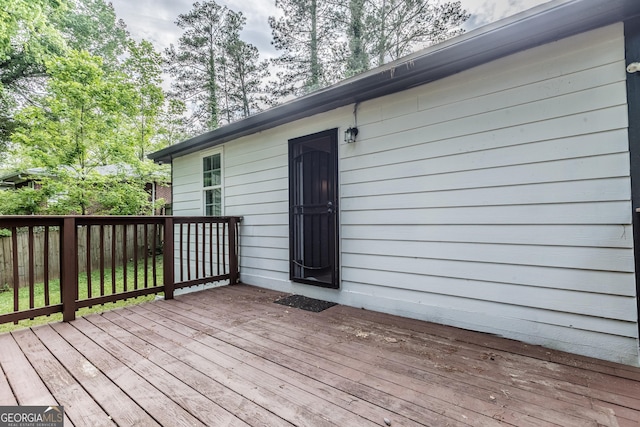 2174 Beecher Rd SW, Atlanta, GA 30311 - view of wooden terrace