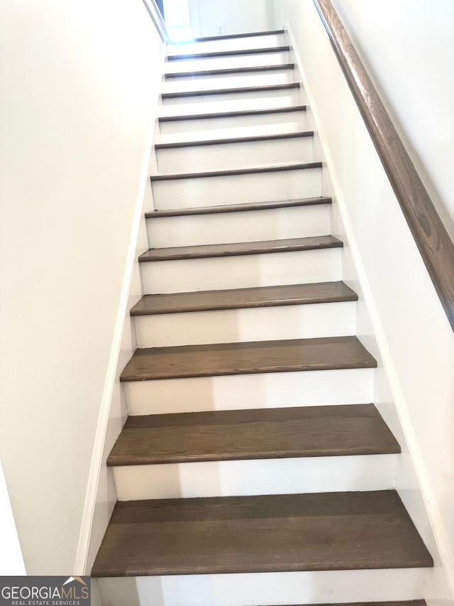 view of staircase