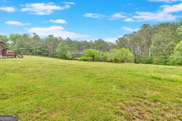 2791 Back Valley Rd, Lyerly, GA 30730 - view of yard featuring a forest view
