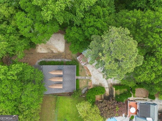 drone / aerial view