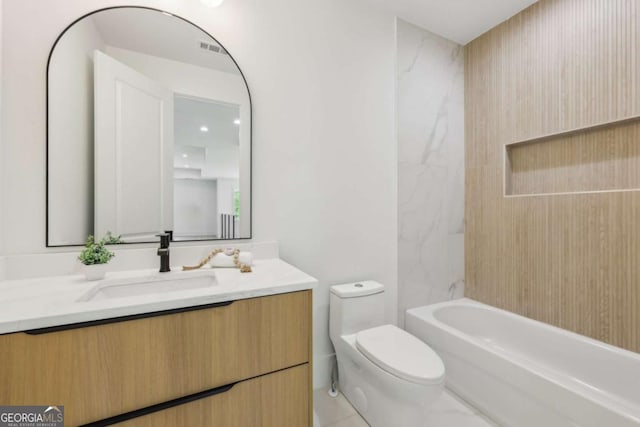 1255 E M Croy Rd, Sugar Hill, GA 30518 - full bathroom with vanity and shower / bathtub combination