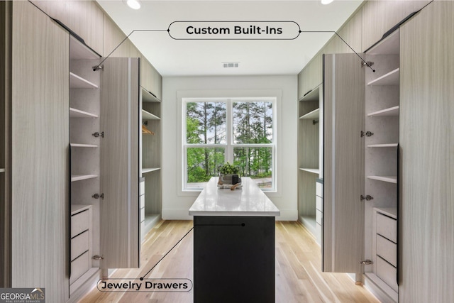 1255 E M Croy Rd, Sugar Hill, GA 30518 - spacious closet featuring light wood-type flooring