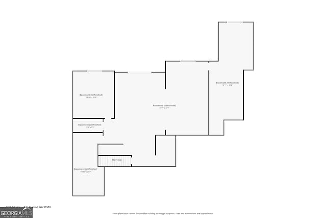 1255 E M Croy Rd, Sugar Hill, GA 30518 - view of home floor plan