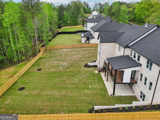 1255 E M Croy Rd, Sugar Hill, GA 30518 - aerial view of property and surrounding area featuring a forest