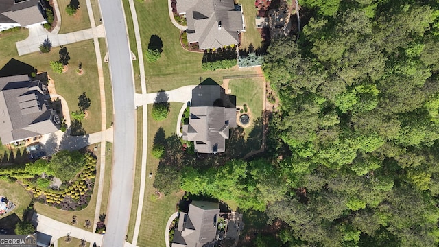 birds eye view of property featuring a residential view