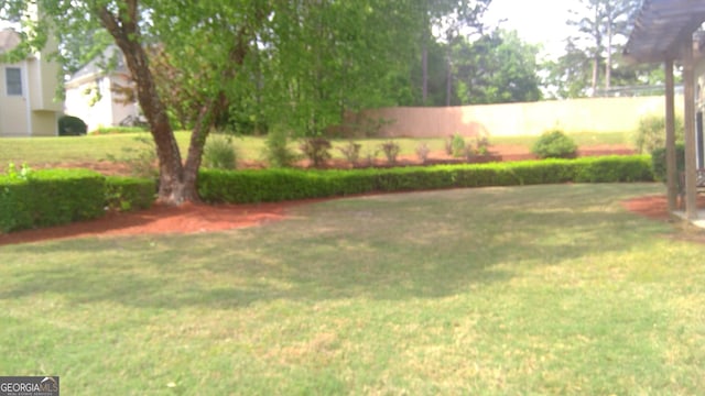 4955 Highland Lakes Dr, South Fulton, GA 30349 - view of yard with fence