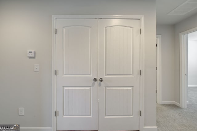 8714 Lakeview Commons Lot 48, Jonesboro, GA 30238 - interior details with carpet flooring, baseboards, and visible vents
