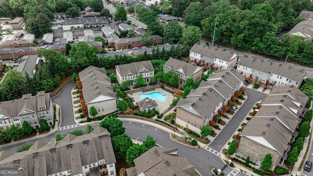 247 Franklin Rd, Atlanta, GA 30342 - drone / aerial view with a residential view