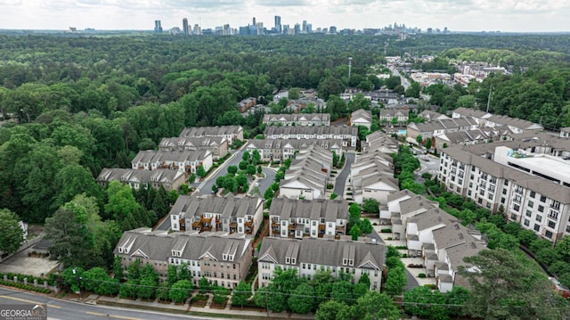 247 Franklin Rd, Atlanta, GA 30342 - birds eye view of property featuring a residential view and a view of trees