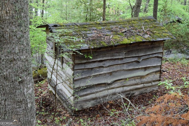 767 Robertson Cir, Blairsville, GA 30512 - view of outbuilding featuring a view of trees