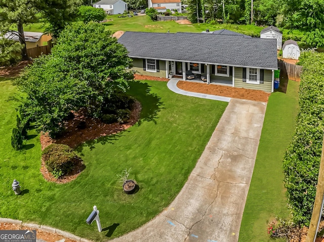 620 Clearbrook Ct, Marietta, GA 30068 - view of front of house featuring a porch and a shingled roof