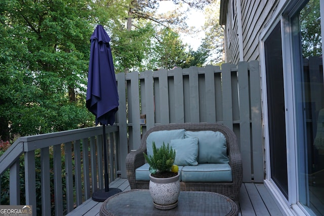 2566 Summit Cove Dr, Duluth, GA 30097 - view of wooden deck