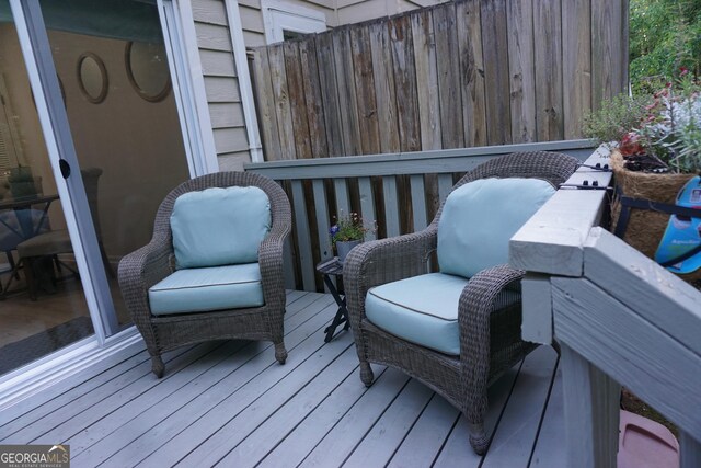 2566 Summit Cove Dr, Duluth, GA 30097 - view of wooden deck