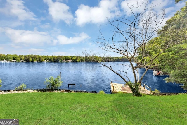 276 Greentree Pkwy, Macon, GA 31220 - water view with a dock