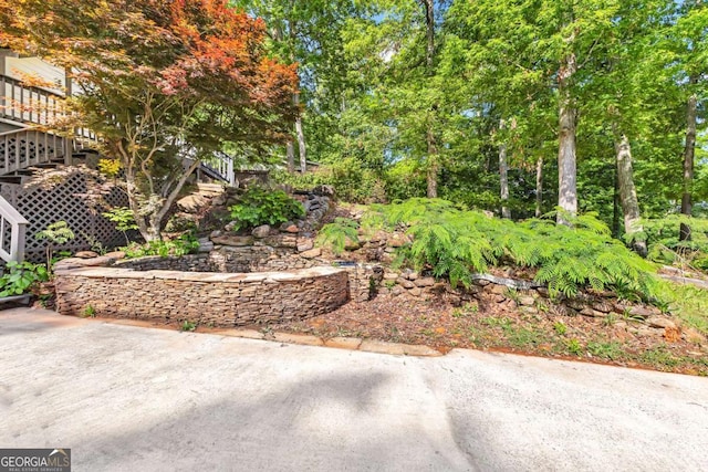 276 Greentree Pkwy, Macon, GA 31220 - view of yard with stairway