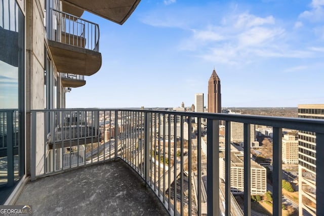 400 W Peachtree St NW Unit 3614, Atlanta, GA 30308 - balcony with a view of city