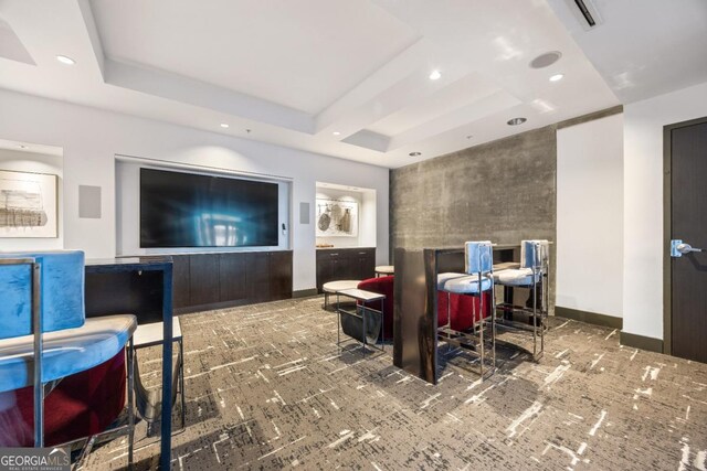 400 W Peachtree St NW Unit 3614, Atlanta, GA 30308 - interior space featuring recessed lighting, visible vents, and baseboards