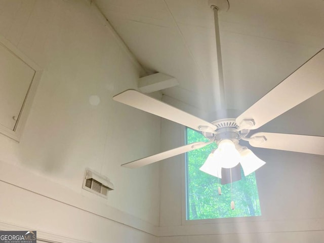 296 Fairview Ct, Jasper, GA 30143 - interior details with ceiling fan and visible vents