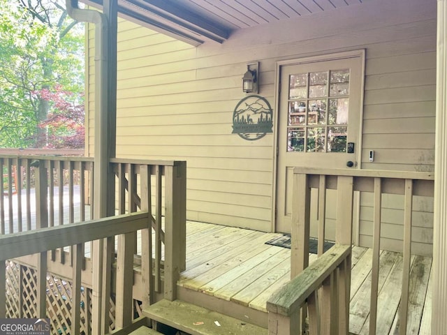296 Fairview Ct, Jasper, GA 30143 - view of wooden deck