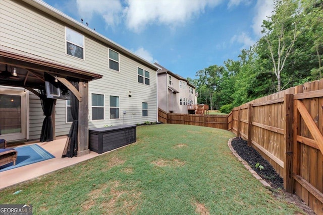2376 Roberts View Trl, Buford, GA 30519 - view of yard with a fenced backyard and a patio area