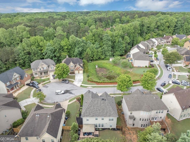 2376 Roberts View Trl, Buford, GA 30519 - birds eye view of property featuring a forest view and a residential view
