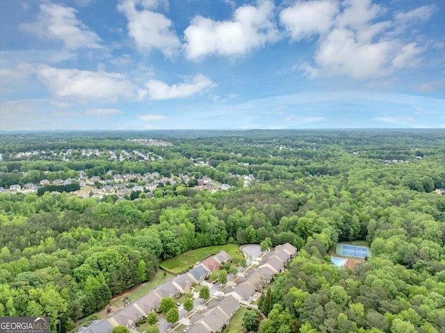 2376 Roberts View Trl, Buford, GA 30519 - drone / aerial view with a forest view