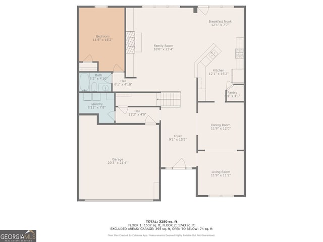 2376 Roberts View Trl, Buford, GA 30519 - plan