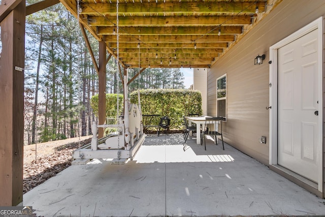 97 Fieldstone Ln, Dallas, GA 30132 - view of patio featuring outdoor dining space