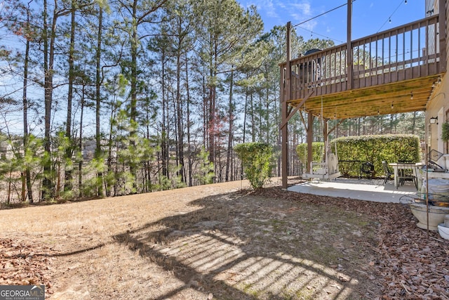 97 Fieldstone Ln, Dallas, GA 30132 - view of yard with a patio and a deck