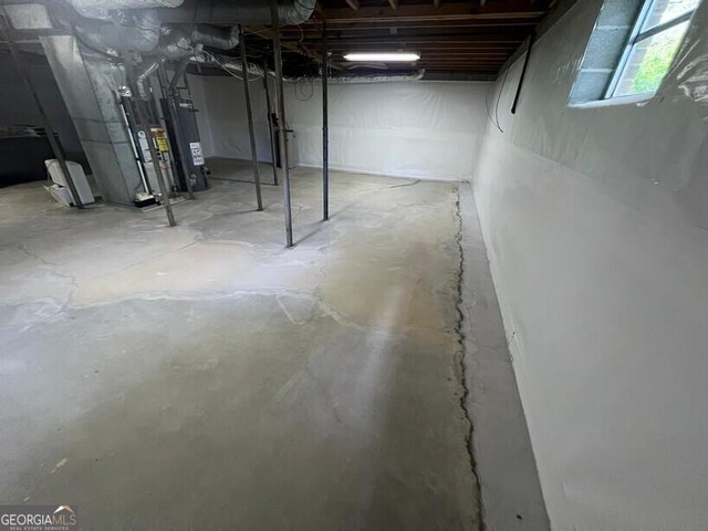 view of basement