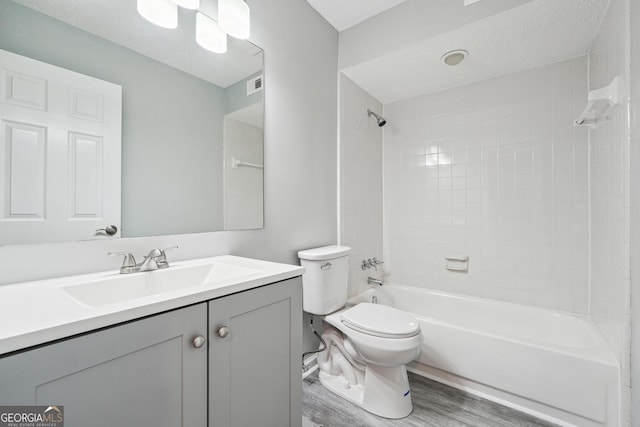 2930 Parc Lorraine, Lithonia, GA 30038 - unfurnished room featuring baseboards, a ceiling fan, a textured ceiling, and wood finished floors