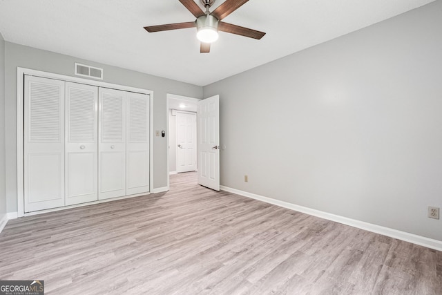 2930 Parc Lorraine, Lithonia, GA 30038 - empty room with baseboards, ceiling fan, visible vents, and wood finished floors