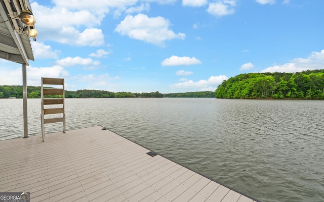 119 Ridgemore Cir, Toccoa, GA 30577 - dock area with a water view