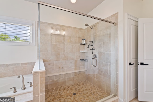 721 Paint Horse Dr, Canton, GA 30115 - full bathroom with a stall shower and a bath