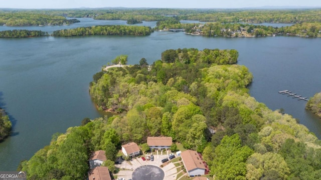 2510 Hidden Cove Ct Unit D, Gainesville, GA 30501 - aerial view of property's location featuring a large body of water