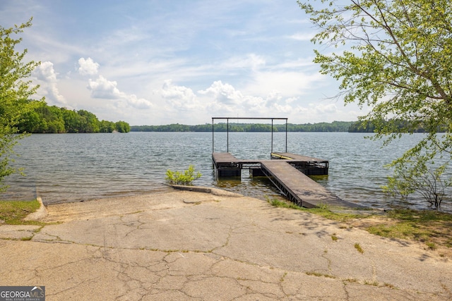 2510 Hidden Cove Ct Unit D, Gainesville, GA 30501 - dock area featuring a water view