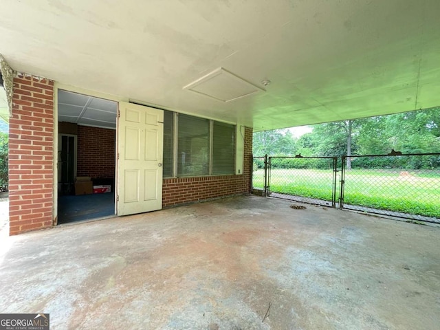 2988 Ramble Ln, Decatur, GA 30033 - view of patio featuring fence and a gate