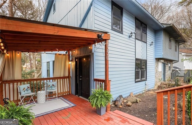 1350 Overlook Cv SE, Smyrna, GA 30080 - exterior space featuring a wooden deck