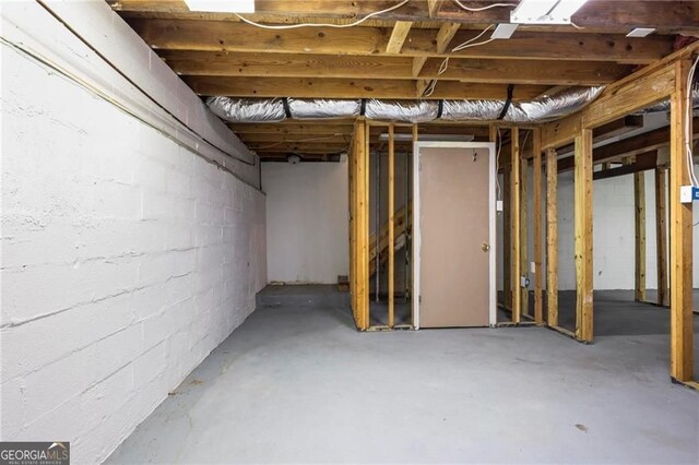 1350 Overlook Cv SE, Smyrna, GA 30080 - view of unfinished below grade area