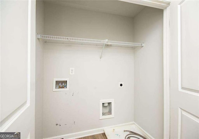 2539 Hedgeway Cir, Kennesaw, GA 30144 - laundry area featuring hookup for an electric dryer, laundry area, and hookup for a washing machine
