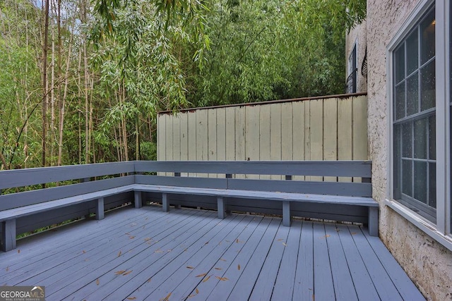 11 Ardmore Sq NW, Atlanta, GA 30309 - wooden terrace featuring a view of trees