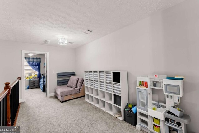 1338 Jefferson Station Rd, Jefferson, GA 30549 - carpeted bedroom with a textured ceiling