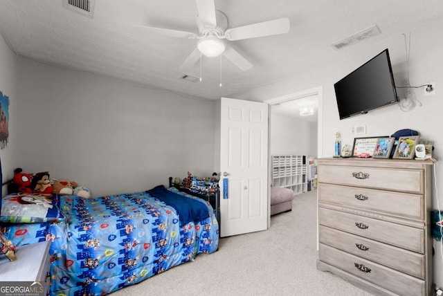 1338 Jefferson Station Rd, Jefferson, GA 30549 - carpeted bedroom with a ceiling fan