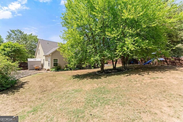 1338 Jefferson Station Rd, Jefferson, GA 30549 - view of yard with a playground